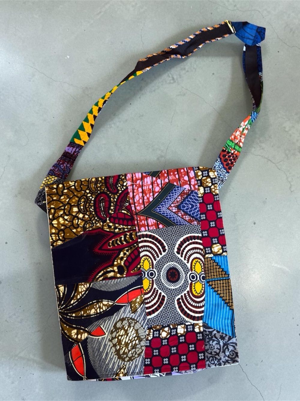 Handcrafted Multicolor Patchwork Shoulder Bag